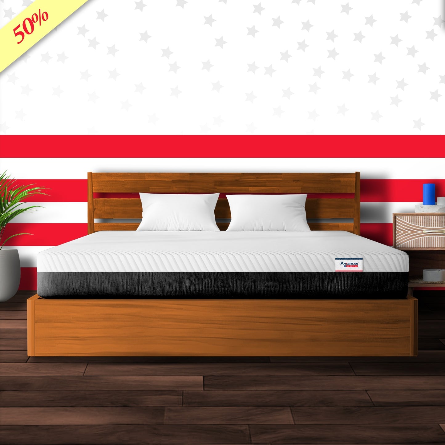 Organic Cool (Memory Foam & High Density Foam Mattress)